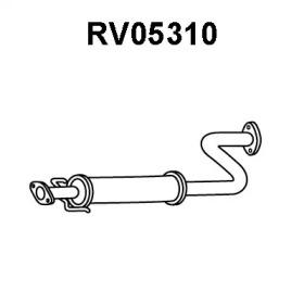 Veneporte RV05310 Muffler assy front Veneporte RV05310 Muffler assy front