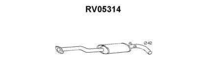 Veneporte RV05314 Muffler assy front Veneporte RV05314 Muffler assy front