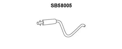 Veneporte SB58005 Muffler assy front Veneporte SB58005 Muffler assy front