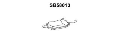 Veneporte SB58013 Глушник вихлопних газів кінцевий Veneporte SB58013 Глушник вихлопних газів кінцевий