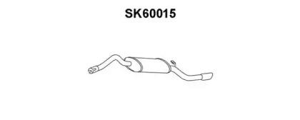 Veneporte SK60015 Глушник вихлопних газів кінцевий Veneporte SK60015 Глушник вихлопних газів кінцевий