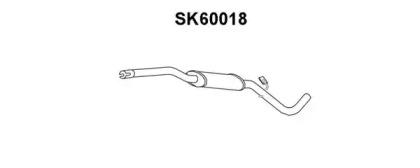 Veneporte SK60018 Muffler assy front Veneporte SK60018 Muffler assy front