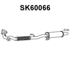 Veneporte SK60066 Muffler assy front Veneporte SK60066 Muffler assy front
