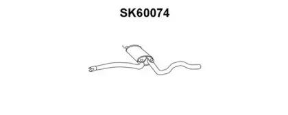 Veneporte SK60074 Muffler assy front Veneporte SK60074 Muffler assy front