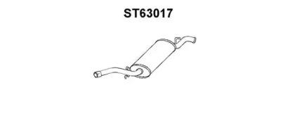 Veneporte ST63017 Глушник вихлопних газів кінцевий Veneporte ST63017 Глушник вихлопних газів кінцевий