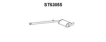 Veneporte ST63055 Muffler assy front Veneporte ST63055 Muffler assy front