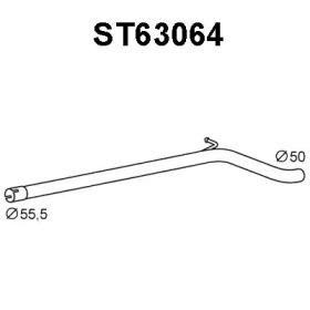 Veneporte ST63064 Випускна труба відпрацьованих газів