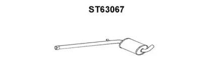 Veneporte ST63067 Muffler assy front