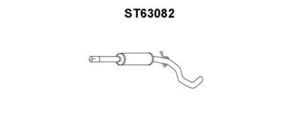 Veneporte ST63082 Середній глушник вихлопних газів