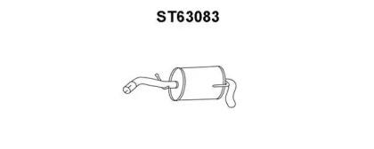 Veneporte ST63083 Глушник вихлопних газів кінцевий Veneporte ST63083 Глушник вихлопних газів кінцевий