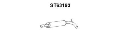 Veneporte ST63193 Muffler assy front