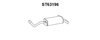 Veneporte ST63196 Глушник вихлопних газів кінцевий Veneporte ST63196 Глушник вихлопних газів кінцевий