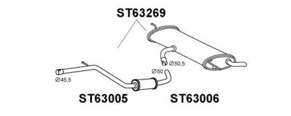 Veneporte ST63269 Schalldaempfer Veneporte ST63269 Schalldaempfer