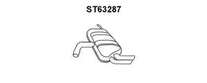 Veneporte ST63287 Глушник вихлопних газів кінцевий Veneporte ST63287 Глушник вихлопних газів кінцевий