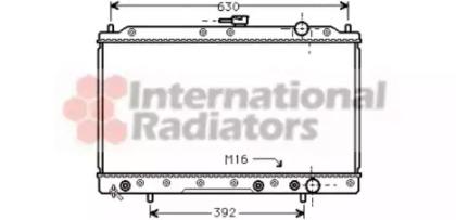 Van Wezel 32002046 Радіатор