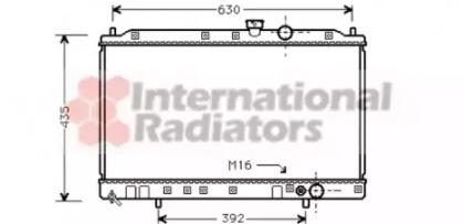 Van Wezel 32002077 Радіатор