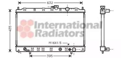 Van Wezel 32002081 Радіатор охолодження двигуна Van Wezel 32002081 Радіатор охолодження двигуна
