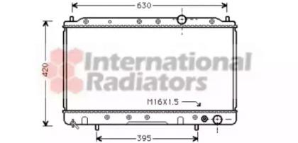Van Wezel 32002082 Радіатор Van Wezel 32002082 Радіатор