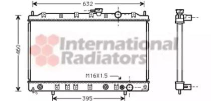 Van Wezel 32002135 Радіатор охолодження двигуна