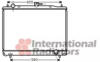 Van Wezel 32002193 Радіатор