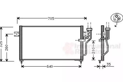 Van Wezel 32005105 Конденсер Van Wezel 32005105 Конденсер