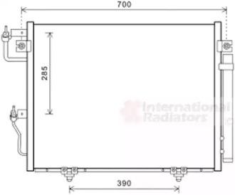 Van Wezel 32005231 Випаровувач кондиціонера Van Wezel 32005231 Випаровувач кондиціонера
