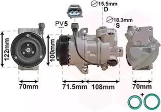 Van Wezel 3200K249 Compressor assy cooler Van Wezel 3200K249 Compressor assy cooler