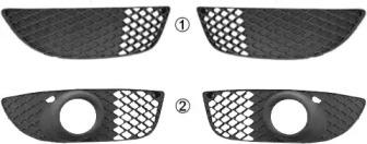 Van Wezel 3232594 Решітка бампера переднього Van Wezel 3232594 Решітка бампера переднього