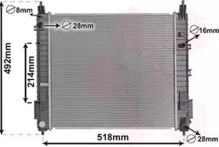 Van Wezel 33012710 Радіатор Van Wezel 33012710 Радіатор