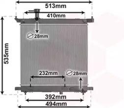 Van Wezel 33012712 Радіатор