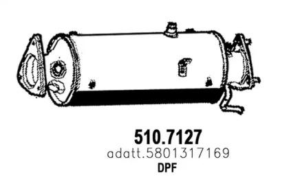 Asso 510.7127 Schalldaempfer Asso 510.7127 Schalldaempfer