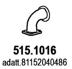 Asso 515.1016 Exhaust pipe Asso 515.1016 Exhaust pipe