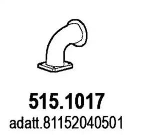 Asso 515.1017 Exhaust pipe Asso 515.1017 Exhaust pipe