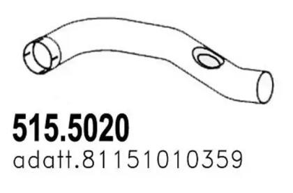 Asso 515.5020 Exhaust pipe Asso 515.5020 Exhaust pipe