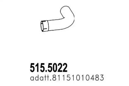 Asso 515.5022 Exhaust pipe Asso 515.5022 Exhaust pipe