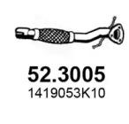 Asso 52.3005 Выпускная труба отработанных газов Asso 52.3005 Выпускная труба отработанных газов