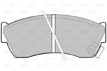 Valeo 598666 Brake pads Valeo 598666 Brake pads