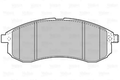Valeo 598855 Brake pads Valeo 598855 Brake pads