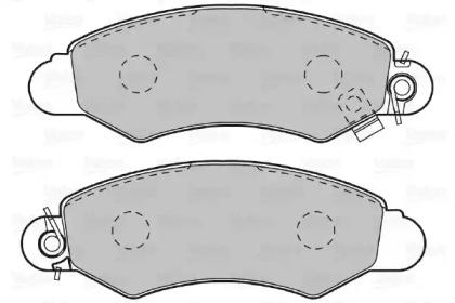 Valeo 598991 Колодки гальмівні Valeo 598991 Колодки гальмівні