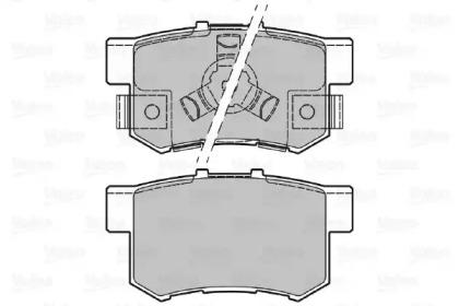 Valeo 601043 Brake pads