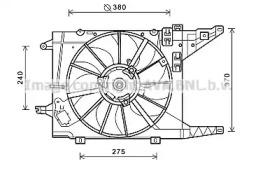 Prasco RT7550 Fan and motor assy Prasco RT7550 Fan and motor assy