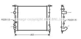 Prasco RTA2197 Радіатор Prasco RTA2197 Радіатор