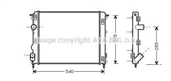 Prasco RTA2270 Радиатор охлаждения двигателя Prasco RTA2270 Радиатор охлаждения двигателя