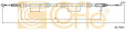 Cofle 10.7397 Brake cable Cofle 10.7397 Brake cable