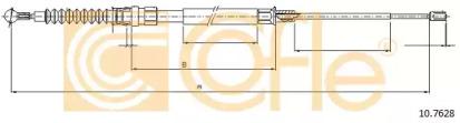 Cofle 10.7628 Brake cable Cofle 10.7628 Brake cable