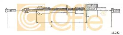 Cofle 11.232 Трос сцепления Cofle 11.232 Трос сцепления