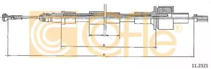 Cofle 11.2321 Трос сцепления