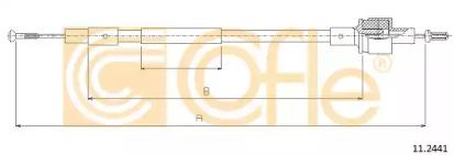 Cofle 11.2441 Трос сцепления
