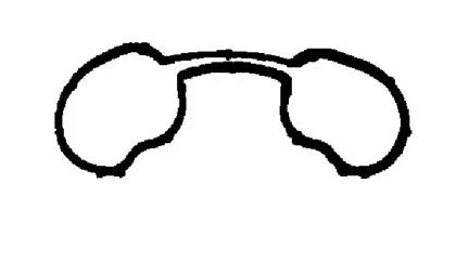 Victor Reinz 71-33877-00 Gasket graphite Victor Reinz 71-33877-00 Gasket graphite