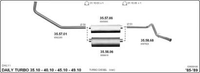 IMASAF 539000100 Schalldaempfer IMASAF 539000100 Schalldaempfer